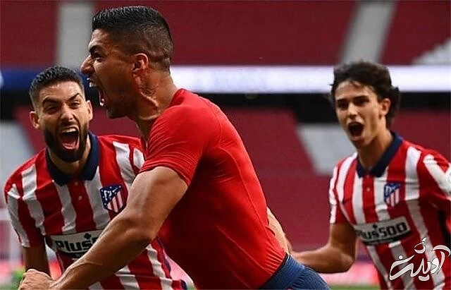 اتلتیکو مادرید قهرمان لالیگا شد/ جشن قهرمانی و پرتاب سیمئونه به آسمان!